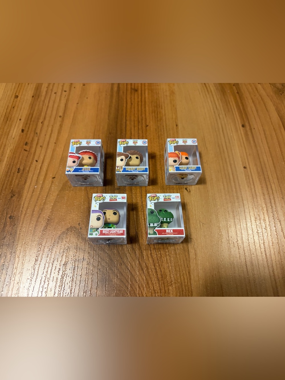 5-Piece Funko Toy Story Bitty Pop! Jesse, Woody, Gabby, Buzz, Rex
